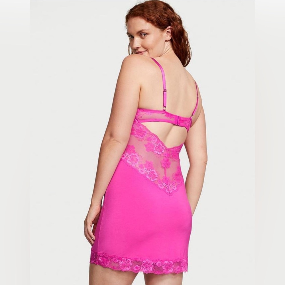 VICTORIA'S SECRET
Modal & Lace Mini Slip - Picture 2 of 5